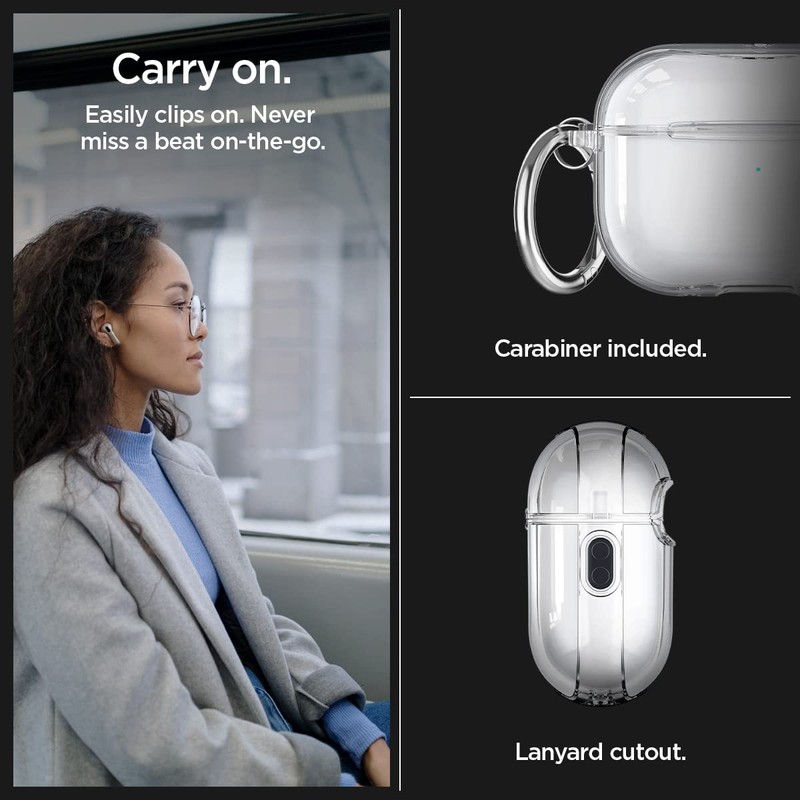 Spigen Ultra Hybrid Hülle Case Kompatibel mit AirPods Pro 2.