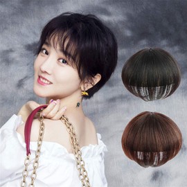 Drasawee Human Hair Toppers for Women Short Straight Clip in Top Hairpiece for Thinning Hair Hair Loss Cover Hair 7x10 20cm Natural Black