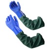 VETIN Long Pond Gloves, 26.77" Drain Gloves, Long Rubber Gloves,