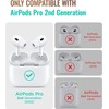 Aircawin for Airpods Pro 2 Case Clear,Soft TPU Clear Case