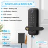 Keyless Entry Fingerprint Smart Door Lock with Handle,Digital Electronic Lock