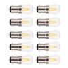 10Pcs B15 1.5W AC230V Dimmable Short Filament Mini LED Light