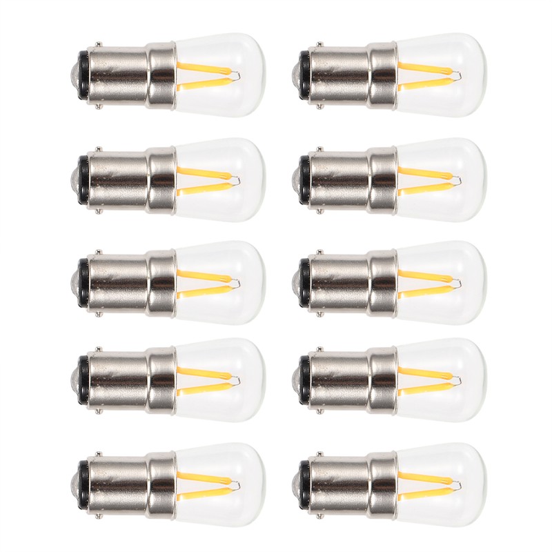 10Pcs B15 1.5W AC230V Dimmable Short Filament Mini LED Light