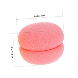 Healeved 12 Pack Soft Hair Rollers Sponge Curlers for Women Gentle on Hair Fashion Accessory