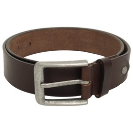Gusti Studio Kara Leather Belt Dark Brown, brown