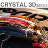 Yo-Zuri Crystal - Esca per affondare Minnow 3D, colore: Argento