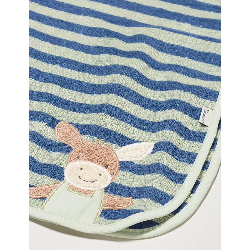Sterntaler Emmilius Donkey Baby Bath Poncho with Hood, One Size,