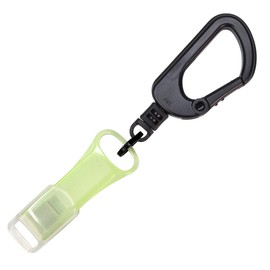 Mono House Safety Whistle & Carabiner (Glow in the Dark Type)