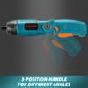 ALEAPOW 124PCS 4V Cordless Screwdriver Tool Kit Set, 6+1 Torque