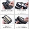 MGsable Goat Leather Long Wallet, Men's, Women's, Genuine Leather, Round