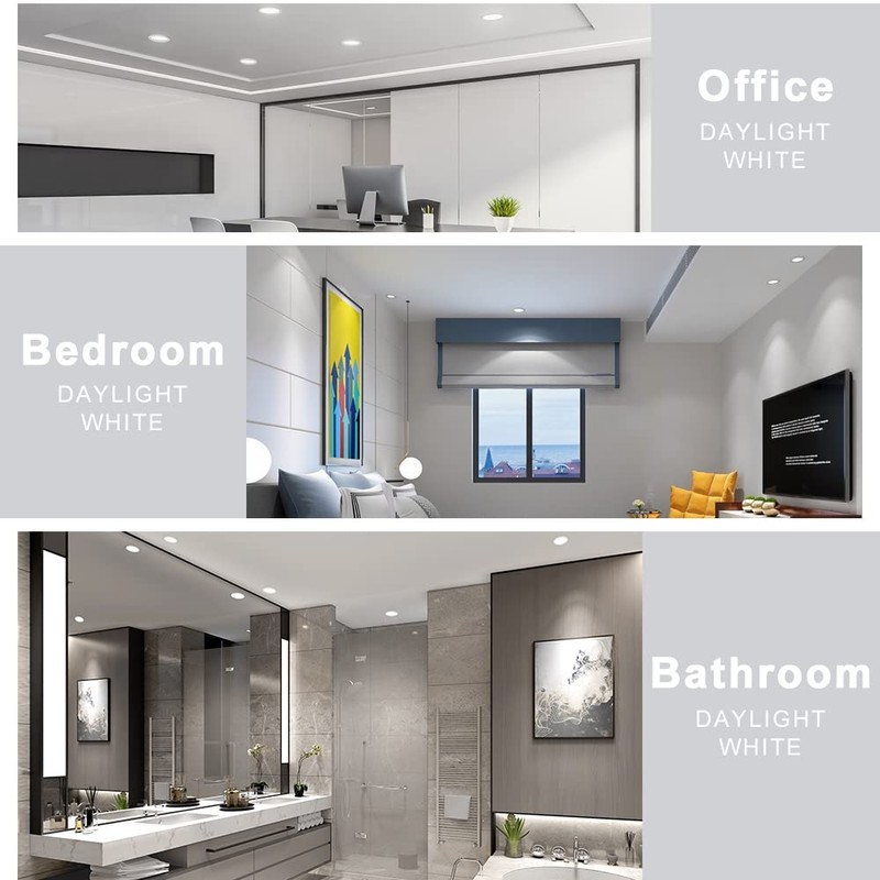 2 Inch LED Downlight, 3W Recessed Lighting Dimmable Ceiling Light