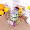 Puricon 4 Pack Pantry Organization and Storage Bins for Kitchen