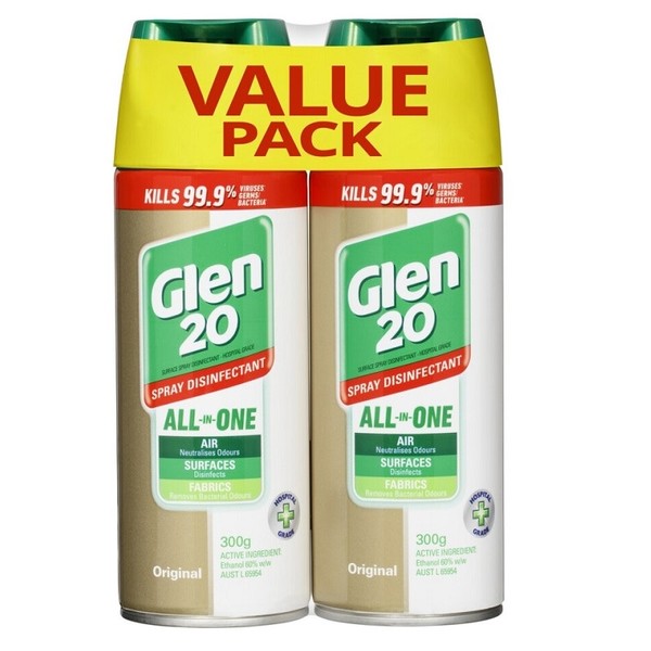 Glen 20 Disinfectant Spray Original (Value Pack) 300g X 2