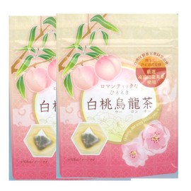 Supplemarche The World's Most Loved Tea White Peach Oolong Tea Bag (0.1 oz (2.5 g) x 8 Bags) Set of 2 [Mail] Feminine Tea Time!