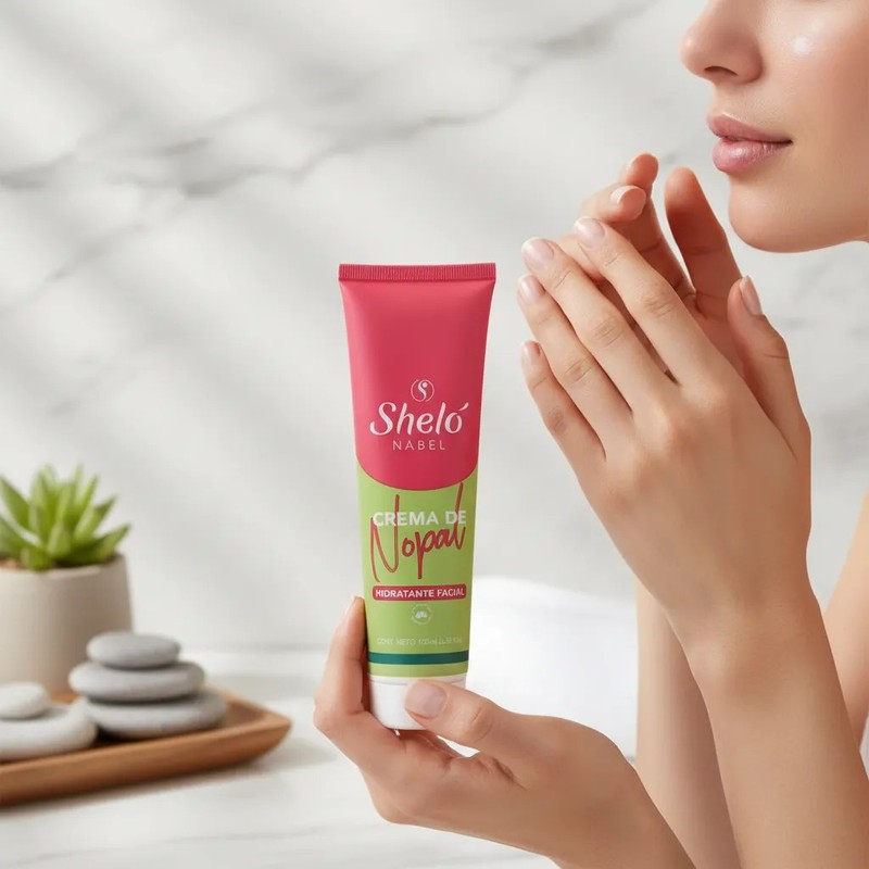 Crema Nopal Hidratante Facial Shelo Nabel 100ml
