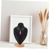 Ciieeo Necklace Display Holder Jewelry Organizer Wooden Stand Stable Base