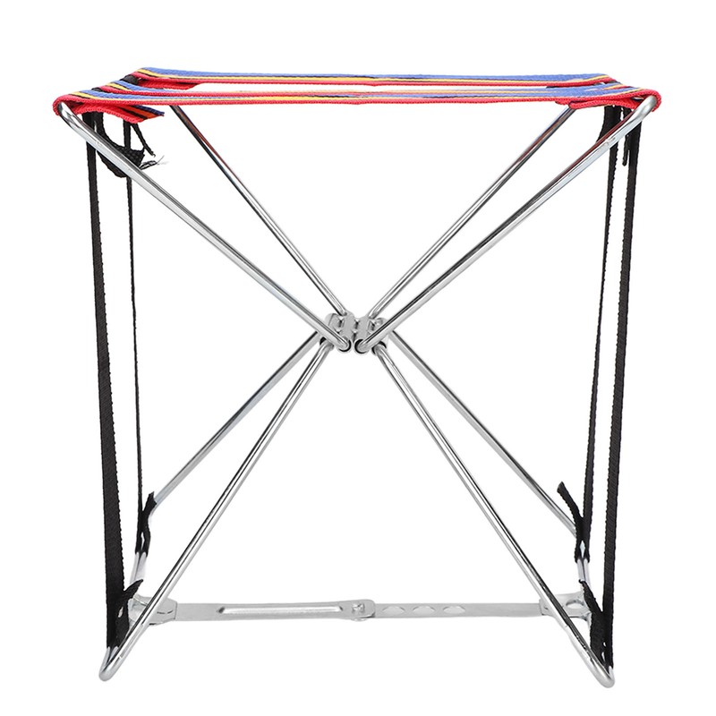 Pedicure Foldable Stool 4 Gears Adjustable Oxford Fabric Folding Stool