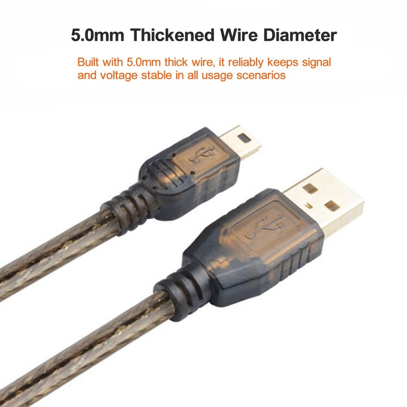 LUSKINNO 6.6ft (2M) USB to Mini USB Cable, Mini USB