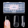 Gellen 504pcs Square Nail Tips Acrylic Full Cover Half Matte