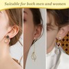 20 Pcs Locking Earring Backs, 18K Gold Silicone Replacement for