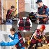 MELOTOUGH Tool Vest for Men Reflective Safety Tool Vest with