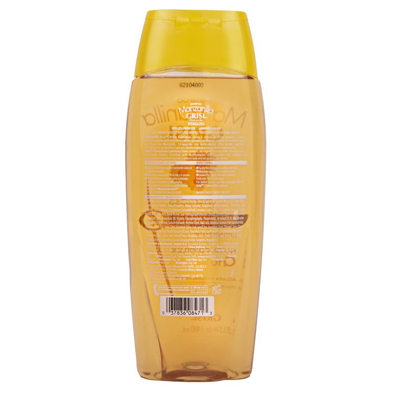 Manzanilla Grisi, Cleansing Shampoo with Chamomile Extract, 2 Pack, 13.5