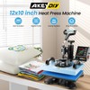 AKEYDIY 12" x 10" Heat Press Machine for T Shirts