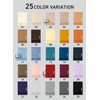 cumaco C-A0011B Scarf, 25 Colors, 100% Cashmere, Plain, Solid, Unisex,