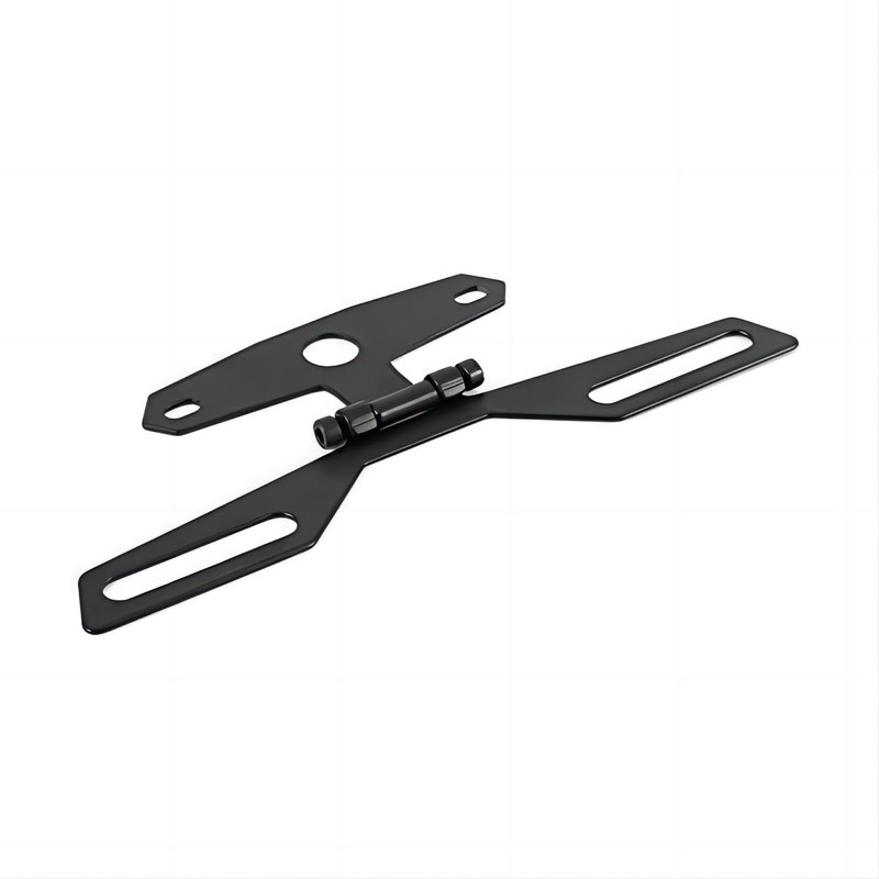Adjustable Motorcycle License Plate Mount Holder Bracket- Universal Fold License