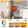 Morauroral Battery Operated Wall Sconces Set of 2, Dimmable Battery