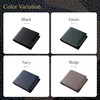 TASUKI Men's Bi-fold Wallet, Made in Japan, Himeji Leather, Genuine
