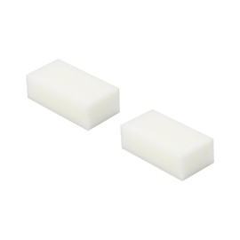 2PCS White HDPE Plastic Block, Polyethylene Tapping Block, Polyethylene Solid Plastic Block for Machining, Flooring Home, Prototyping, Home Improvements, DIY Projects, Engineering (2" x 3" x 6")
