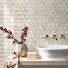 STICKGOO Hexagon Peel and Stick Backsplash Tile, Stick on Backsplash