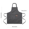 ARBINSON 2 Pack Cooking Aprons Adjustable Bib Apron for Women