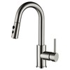 Bar Faucet with Pull Out Sprayer Single Hole, JXMMP Single