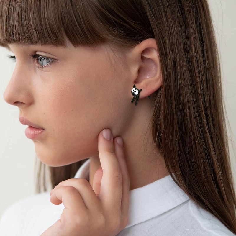 Cat Earrings for Women - Trendy Cute Animal Jewelry -