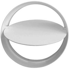 FANTRONIX Circular Connector with Backdraught Shutter 125mm - 5 inch Dia Non-Return Damper Flap to Connect Duct Pipe or Flexible Ducting Hose