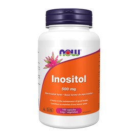 NOW Inositol 500mg 100 Veggie Caps