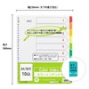 Taisy Color Index PP IN-3410 A4 30 Holes 10 Tabs