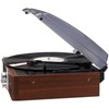 Jensen JTA-222 3-Speed Turntable, case