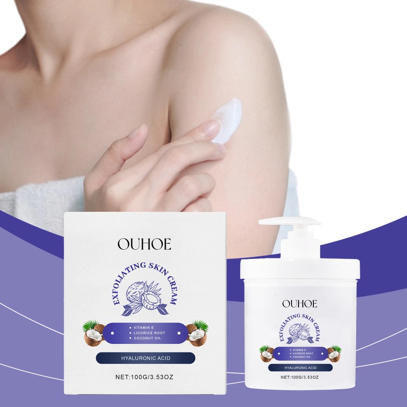 OUHOE Coconut Body Cream Moisturizing Essence for Whole Body Light
