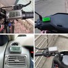 7/8"-12/8" Handlebar Bicycle Clock, Smart Solar Power Clock with Auto