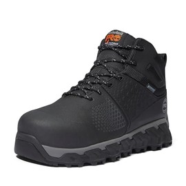 Timberland PRO Men's Ridgework Composite Safety Toe Waterproof Industrial Hiker Work Boot, Black-2024 New, 12 W