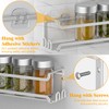 LUCYCAZ 2 Pack Wall Mounted Spice Rack with 8 Hooks,
