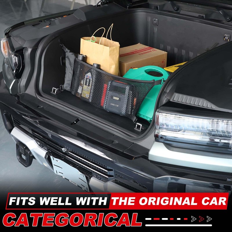Front Trunk Cargo Net for Hummer EV Accessories, Fits 2024