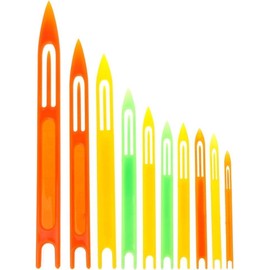 8Pcs Fishing Netting Needle, Repair Net Line Shuttles Rustproof Tools, Equipment Durable Random Color Mending Accessories