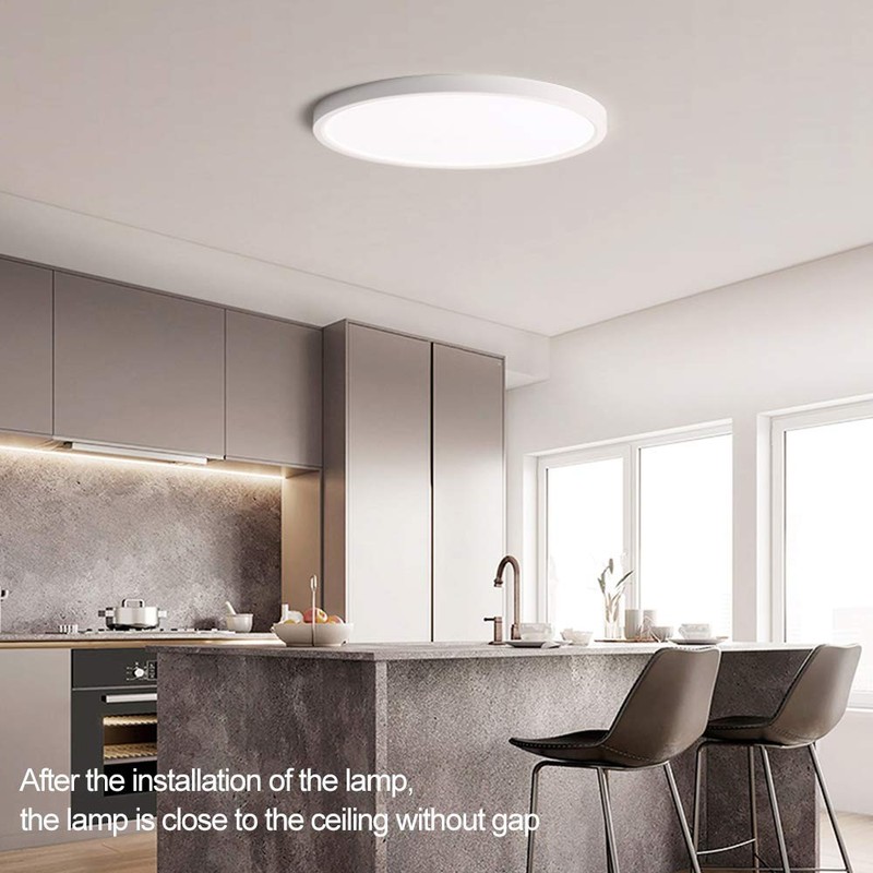 LVL LED Ceiling Light 12W 1100lm Natural White 4000K Round
