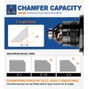 SI FANG Portable Pneumatic Chamfer Tool, for Metal Chamfering Deburring