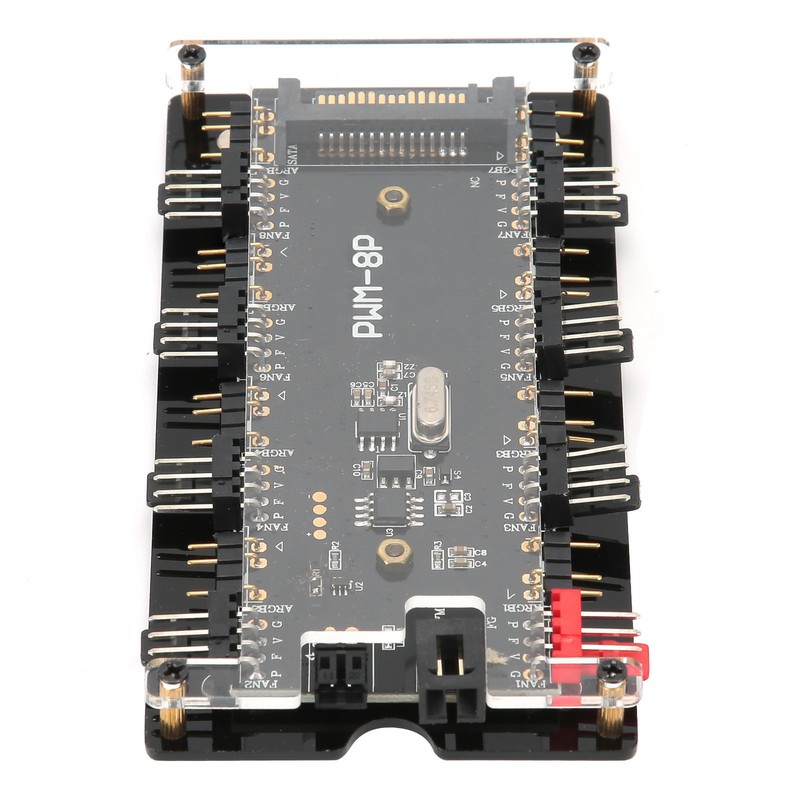 Case Fan Hub PWmARGB 2 in 1 Wireless Remote Controller