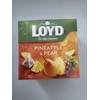 Loyd Fruit Tea Pineapple & Pear Flavored, 20 teabags (Pack
